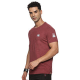 Men Organic Cotton Recycled Polyester Melange effect T Shirt