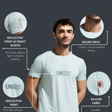 Men's Soft And Stretchable  Nylon Graphic Tee