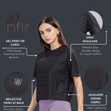 Women's Lightweight Drop Shoulder Top With Wrinkle Resistance