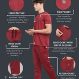 Lightweight Wrinkle Resistant Polyester Co-Ord Set for Men