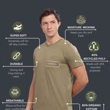 Men's Organic Cotton Chest Pocket T Shirt