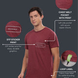Men's Organic Cotton Chest Pocket T Shirt