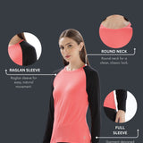 Women's Raglan Full Sleeve Outdoor Training T-Shirt