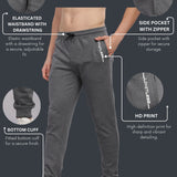 Men’s Super Soft Cotton Track Pant with Zipper Pockets