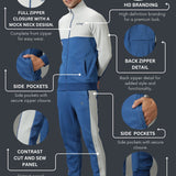 Men's Quilted Colour Block Training Track Suit