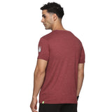 Men Organic Cotton Recycled Polyester Melange effect T Shirt