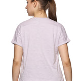 Women 100% organic cotton mega sleeve top (Lilac)