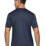 Men Regular Fit Round Neck Half sleeve T shirt (Navy)