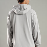 Men’s Raglan Hoodie with Zipper Pockets