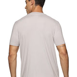 Men Cotton feel Super Stretchy Slim fit Polyester T Shirt