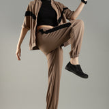 Women's Cut & Sew Joggers with Contrast Panels