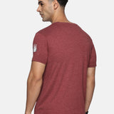 Men Organic Cotton Recycled Polyester Melange effect T Shirt