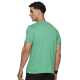 Men Organic Cotton Recycled Polyester Melange effect T Shirt