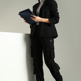 Women Stylish Multi pocket Pants with Adjustable Drawstring