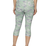 Women's Camouflage Slim-Fit Elasticated Capris