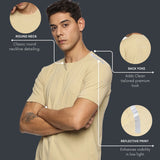 Men Solid High Performance Training T-Shirt