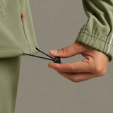On-Trend Relaxed Fit Pullover Featuring Side Graphics and Quarter-Zip highneck Collar