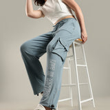 Women's Boxy Parachute Pant with Cargo Pocket