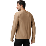 Men's Casual Fit Thumb Hole Sleeve Sweat Shirt