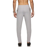 Men's Slim fit track pant with Elasticated waist with drawstring (Light Grey)