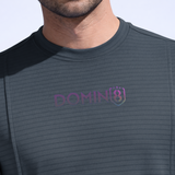 Men's Pintuck T-Shirt with Multi Reflector Chest Print