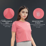 Women’s super stretchy ultra soft sweat wicking Nylon crop top