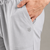 Dropped Shoulder Half-Zip Polo T shirt with shorts