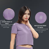 Women’s super stretchy ultra soft sweat wicking Nylon crop top