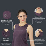 Women UPF Sun Protection Yoga Fish Tail Tank Top