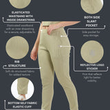 Women's cotton jogger pant with side pocket & drawstring