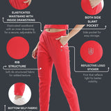 Women's cotton jogger pant with side pocket & drawstring