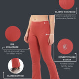 Women's  Cotton Flared Stretchy and Slim Fit Pant