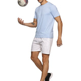 Men Solid High Performance Half Raglan Sleeve