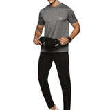 Men's Slim fit track pant with Elasticated waist with drawstring (Dark Grey)