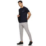 Men's Slim fit track pant with Elasticated waist with drawstring (Light Grey)