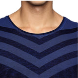 Men Slim Fit Sleeveless Tank Top with Arrow Print at Chest