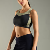 Women's Stylish Sports Bra with Detachable Pad