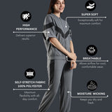 Women’s Cut & Sew Tracksuit with Adjustable Drawstring Waistband