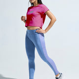 Women's High Low Graphic Print T-Shirt