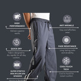 Men’s Baggy Fit Joggers with Elastic Hem and Adjustable Drawstring