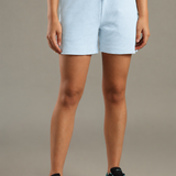 Women Shorts With Stylish Zipper Pocket At Both Sides