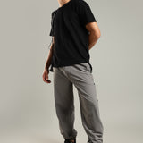 Men's Woven Boxy Jogger with Zipper Pocket