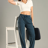 Women’s Workleisure Cargo Pants with Elasticated Cuff