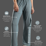 Women's Boxy Parachute Pant with Cargo Pocket