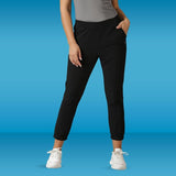 Women's Track Pants with Elastic Waist Band and Inside Drawstring