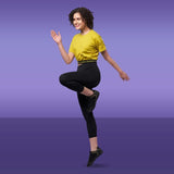 Women's Crop Top With Elastic Branding
