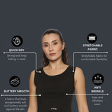 Women's Leopard Printed Black Crop Top