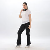 Women's Cotton Slim Flared Stretchy and Slim Fit Pant