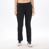 Women's Cotton Slim Flared Stretchy and Slim Fit Pant