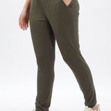 Women Organic Cotton Joggers Pant With Side Pockets and Adjustable Waist